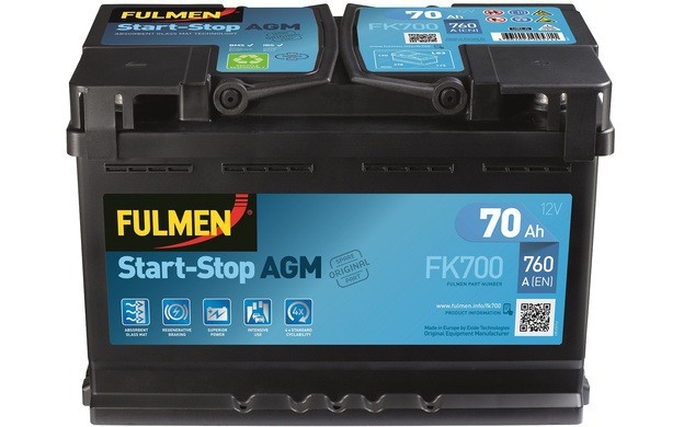 Batterie AGM Start&Stop 70Ah - SOS Batteries