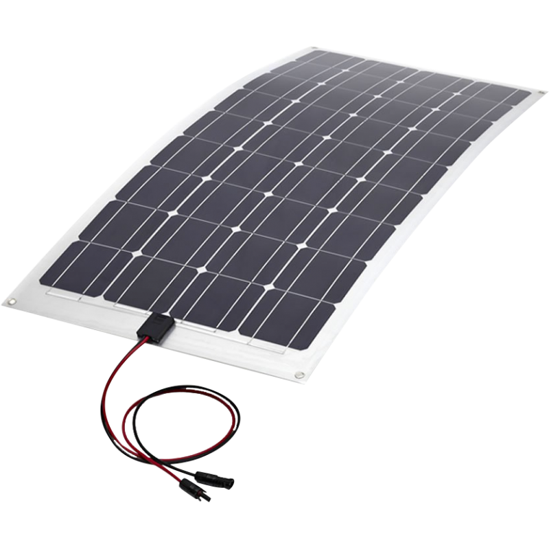 Panneau solaire semi-flexible 12v - 100Wc - SOS Batteries